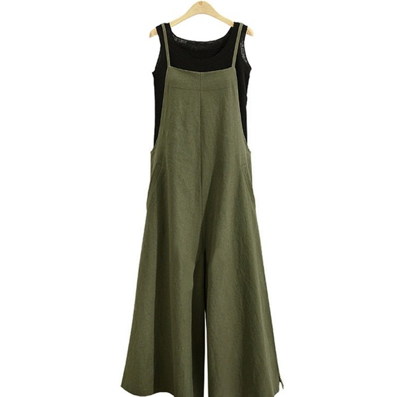 ❤️❤️❤️
 Earth tones suspender jumpsuit - Picture 6 of 6